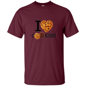 I Love (Heart) Cookies T-shirt