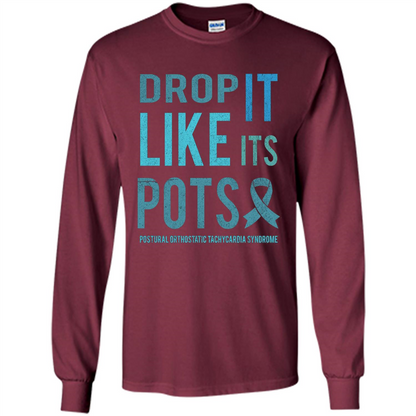 Drop It Like Its POTS T-shirt Maroon