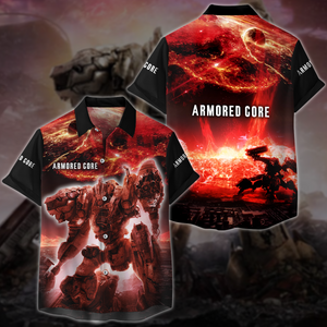 Armored Core Video Game All-Over T-shirt Hoodie Tank Top Hawaiian Shirt Beach Shorts Joggers Hawaiian Shirt S 