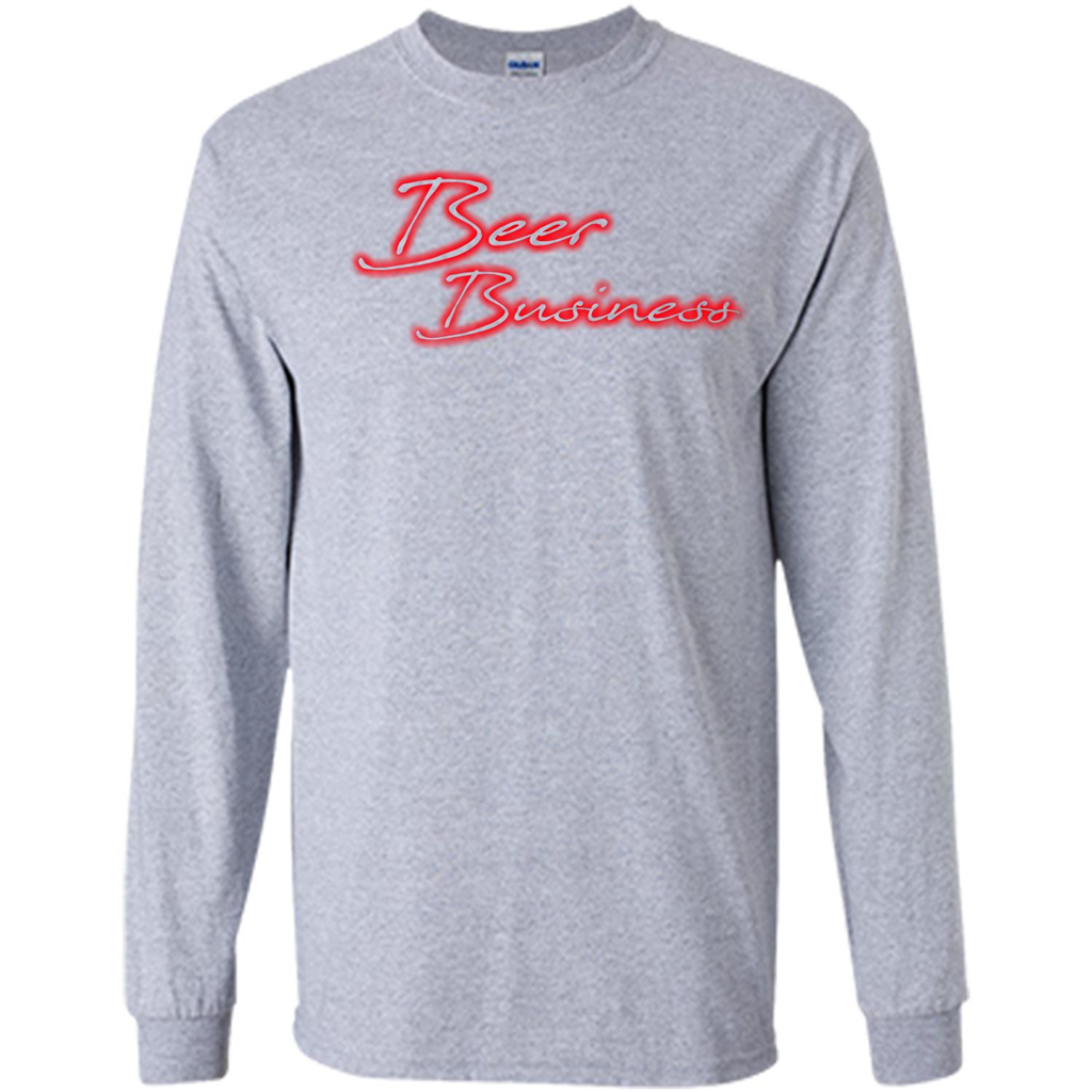 Beer T-shirt Beer Business Sport Grey