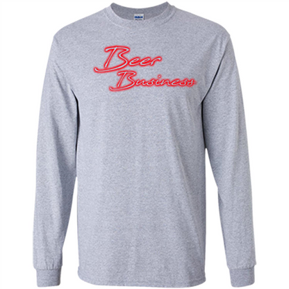 Beer T-shirt Beer Business Sport Grey