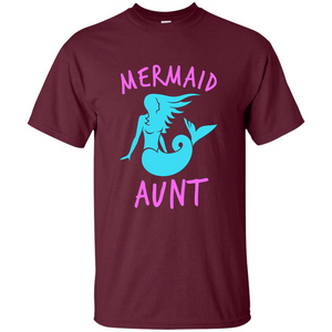 Mermaid Aunt T-Shirt Mermaid T-shirt