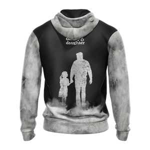 Daddy & Daughter - Not Always Eye To Eye But Always Heart To Heart Unisex 3D Pullover Hoodie