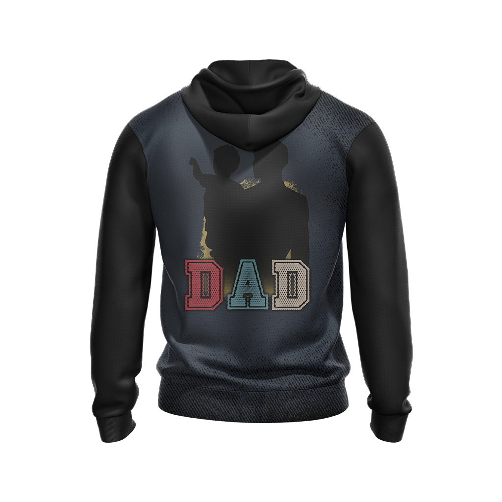 Dad The Man The Myth The Bad Influence Father's Day Unisex 3D Hoodie