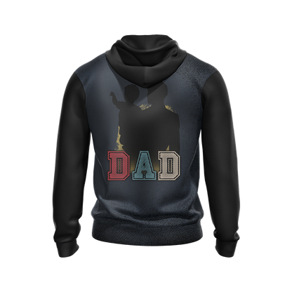Dad The Man The Myth The Bad Influence Father's Day Unisex 3D Hoodie