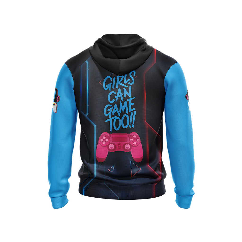 Girls Gamer Gaming Lovers Unisex 3D Hoodie