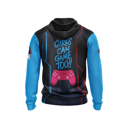 Girls Gamer Gaming Lovers Unisex 3D Hoodie
