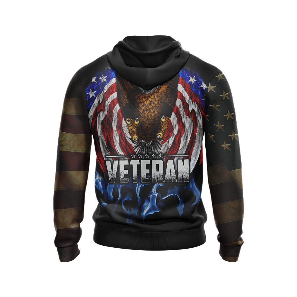 I Am A U.S. Veteran I Believe In God Family And Country Unisex 3D Hoodie
