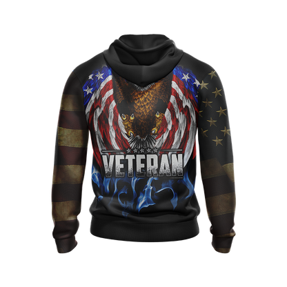 I Am A U.S. Veteran I Believe In God Family And Country Unisex 3D Hoodie