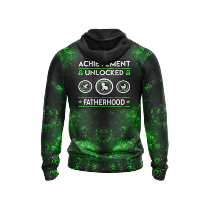 Father's Day Achievement Unlocked Fatherhood Unisex 3D Hoodie