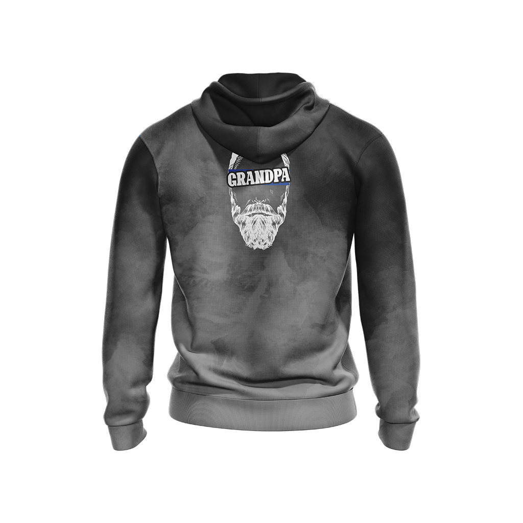 Grandpas Are Dads Without Rules Unisex Zip Up Hoodie