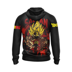 Dragon Ball Son Goku Super Saiyan Unisex 3D Pullover Hoodie