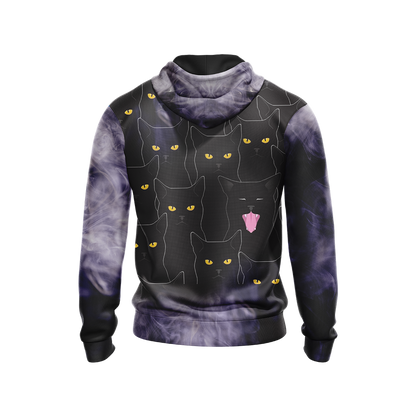Once You Lived With A Black Cat You Can Never Live Without One Unisex 3D Hoodie