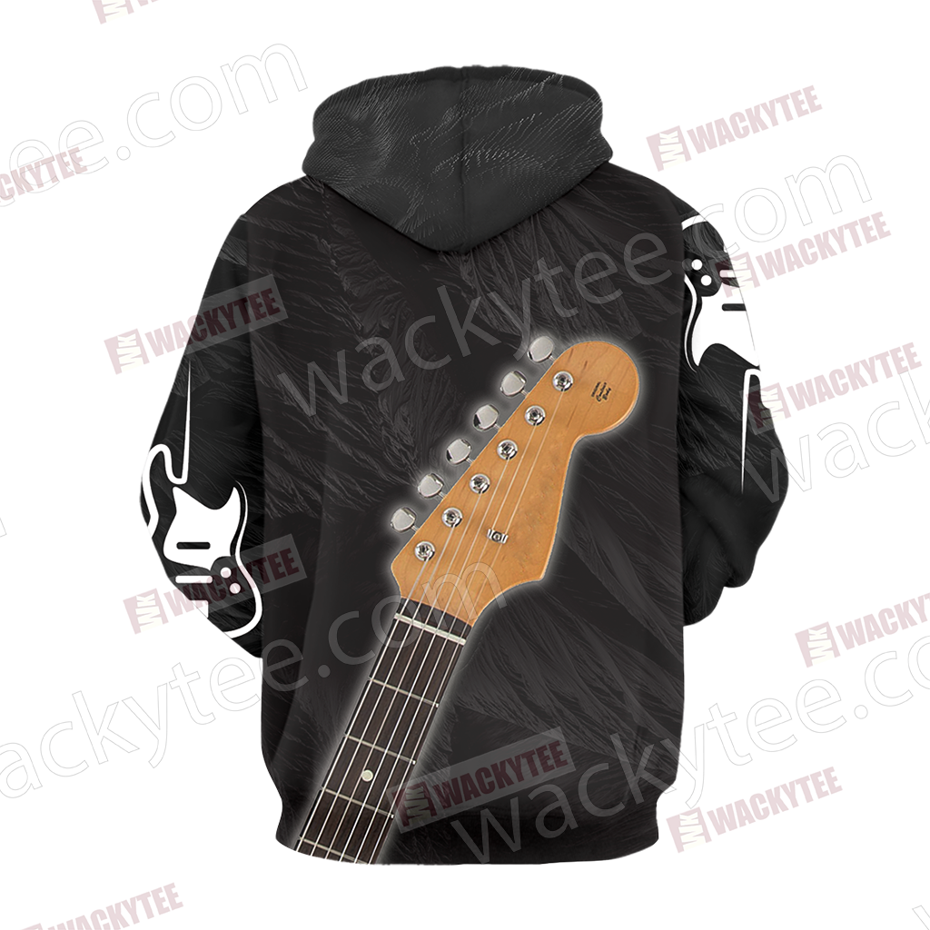 Fender Guitar 3D Hoodie