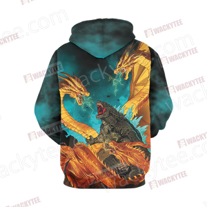 Godzilla King Of The Monsters New Look Unisex 3D Hoodie