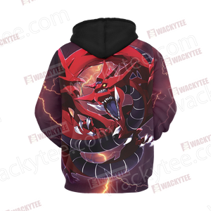 Yu Gi Oh! Slifer The Sky Dragon 3D Hoodie