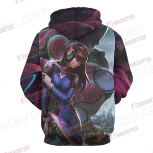 Overwatch "Shooting Star" D.Va 3D Hoodie