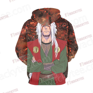 Naruto Jiraiya 3D Hoodie