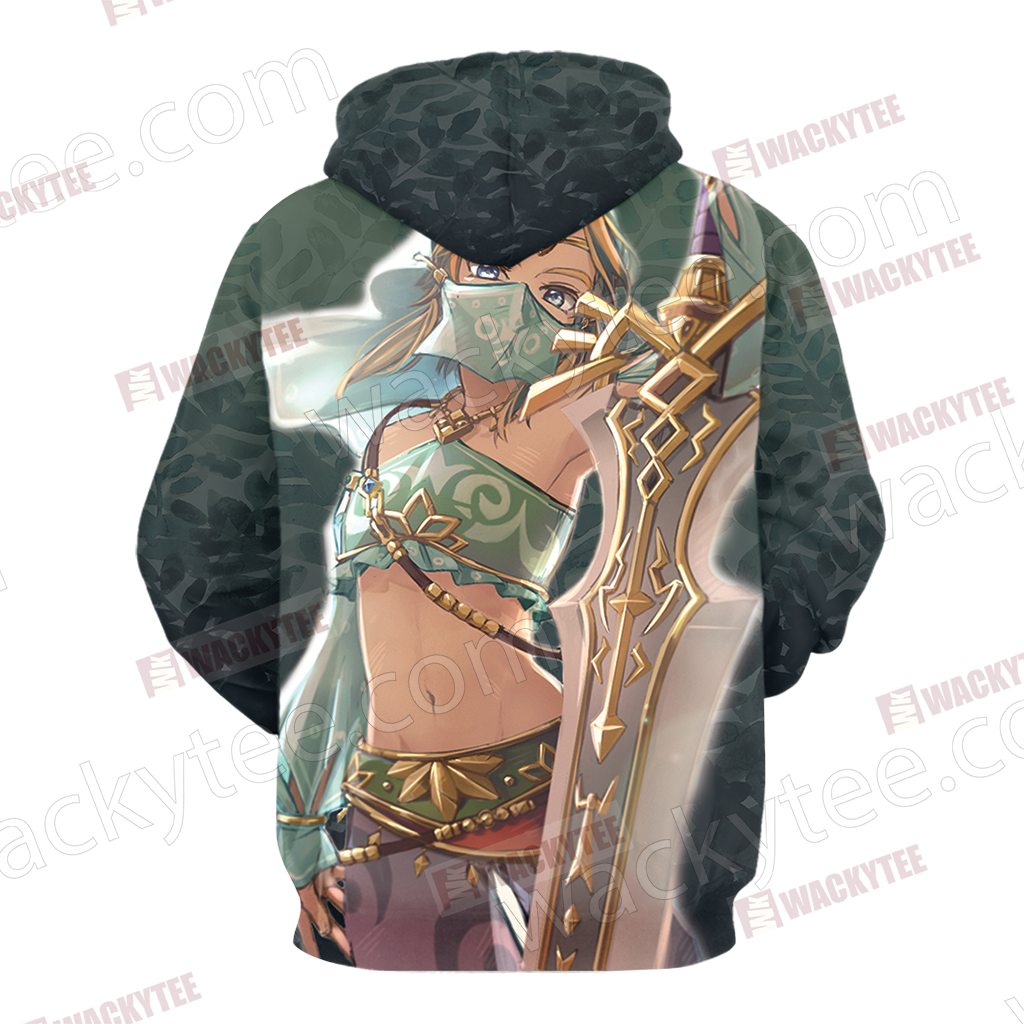 The Legend of Zelda: Breath of the Wild Gerudo Link 3D Hoodie - WackyTee