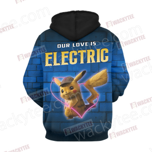 Detective Pikachu New Unisex 3D Hoodie