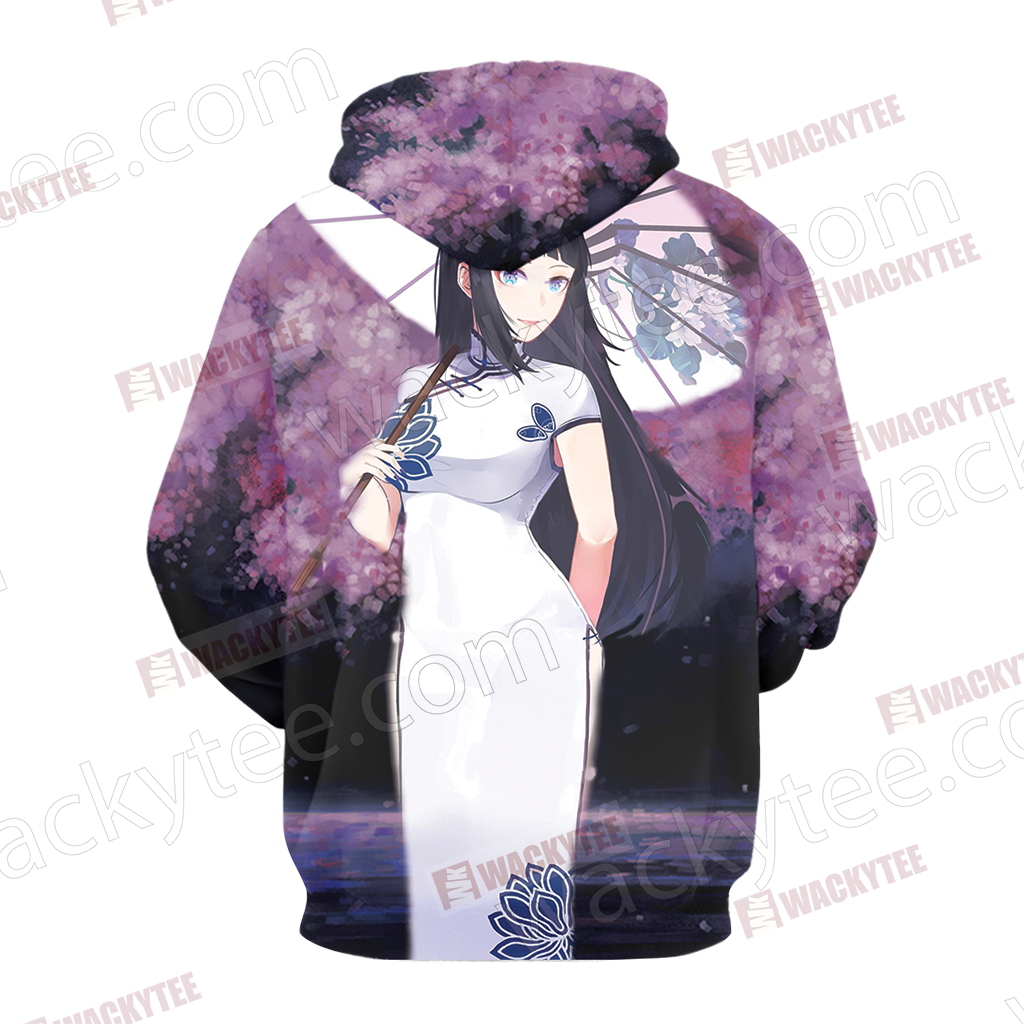 Naruto Hyuga Hinata Unisex 3D Hoodie