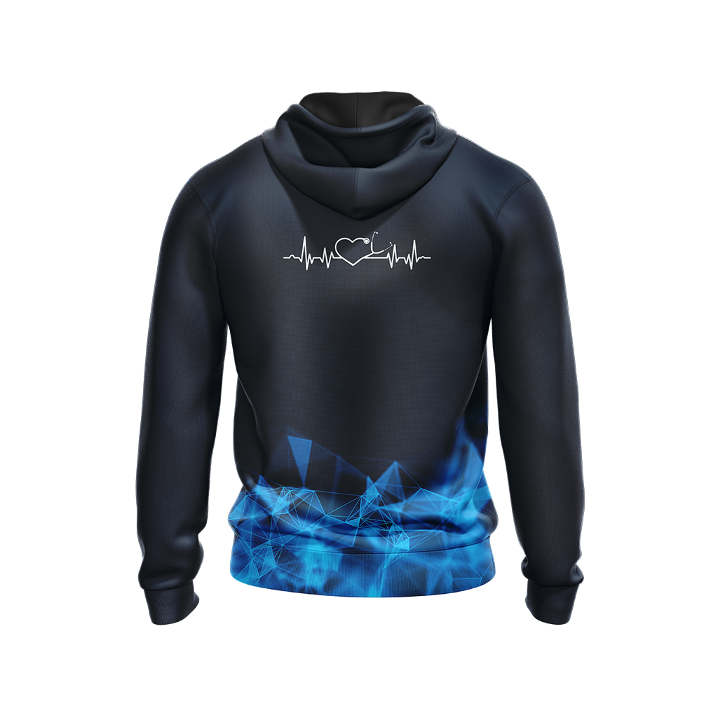Nursing In My Veins Jesus In My Heart Unisex 3D Hoodie