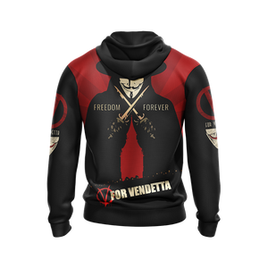 V for Vendetta Unisex 3D Hoodie