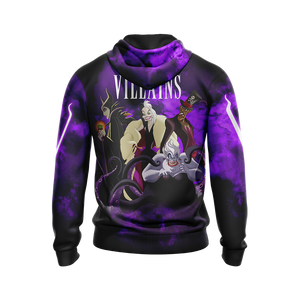 Disney Vilains Unisex 3D Hoodie