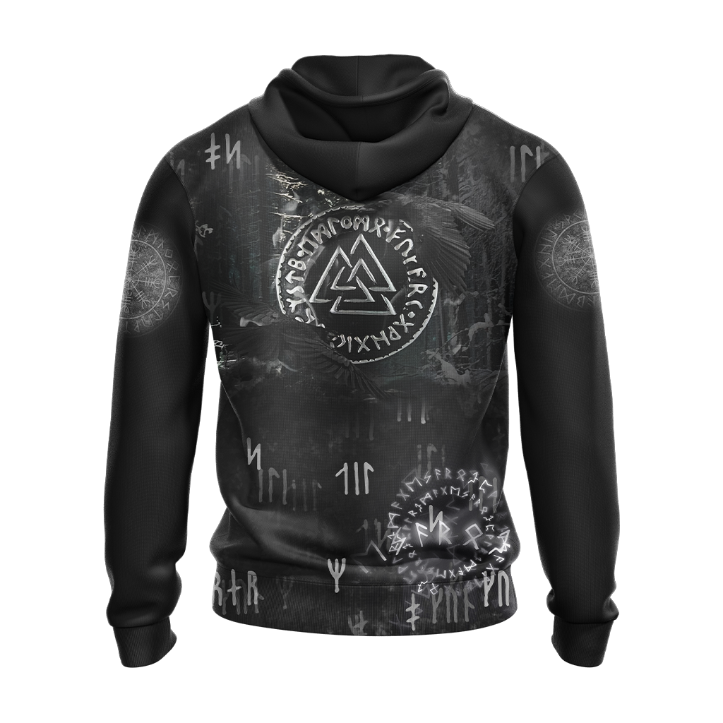 Viking Prayer Unisex 3D T-shirt Zip Hoodie Pullover Hoodie