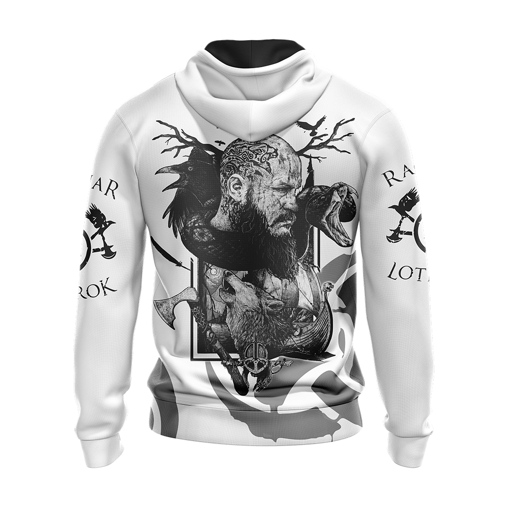 Vikings- Ragnar Lodbrok Unisex 3D Hoodie