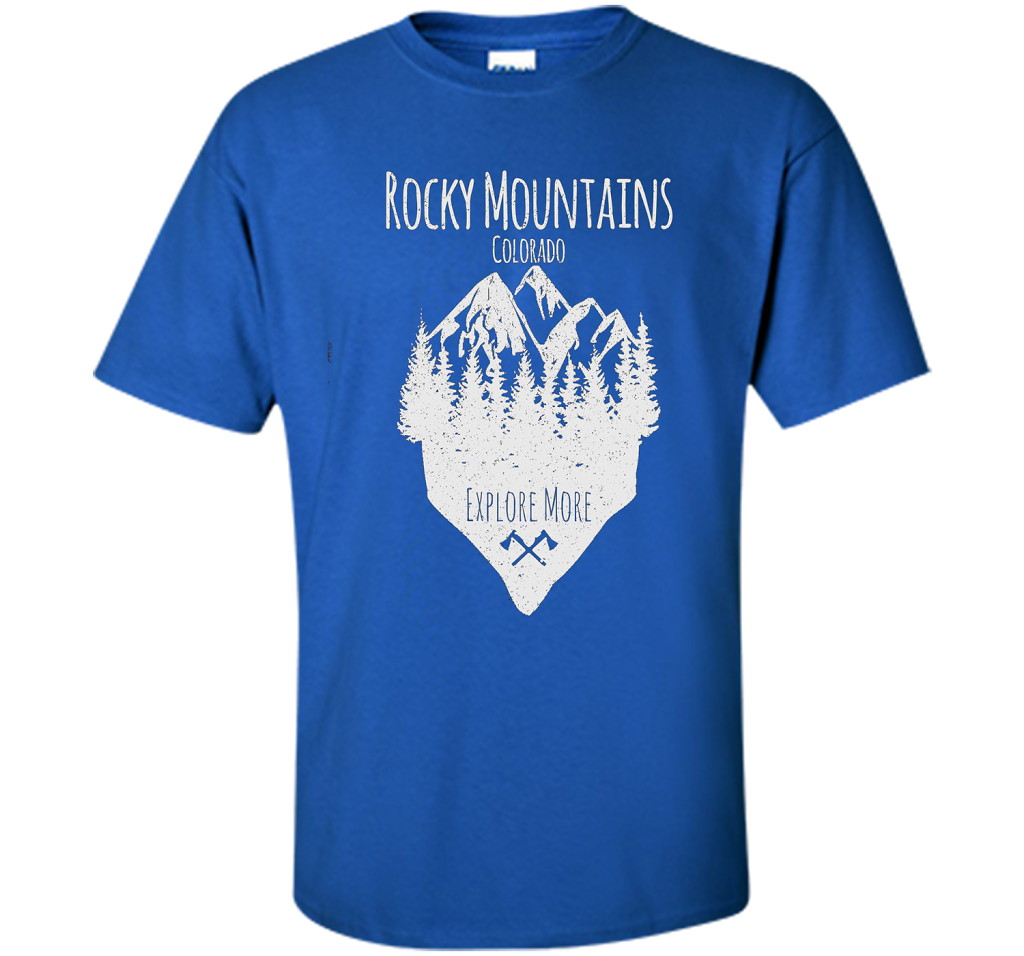 PREMIUM Rocky Mountains, Colorado - Souvenir T-Shirt t-shirt Royal