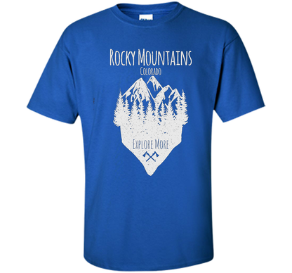 PREMIUM Rocky Mountains, Colorado - Souvenir T-Shirt t-shirt Royal