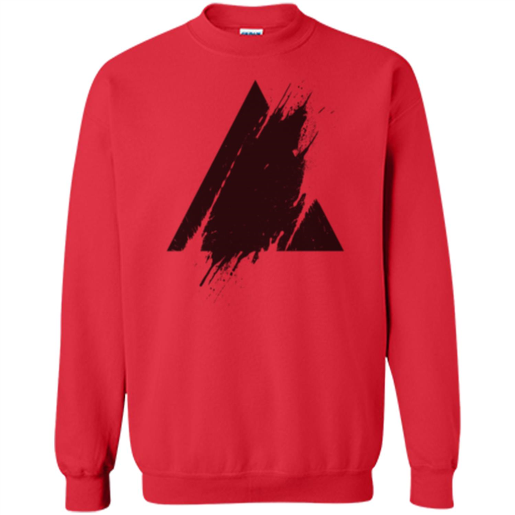 Place Splashed Triangle T-shirt Red