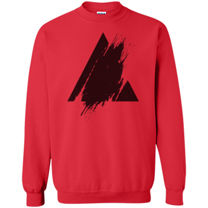 Place Splashed Triangle T-shirt Red