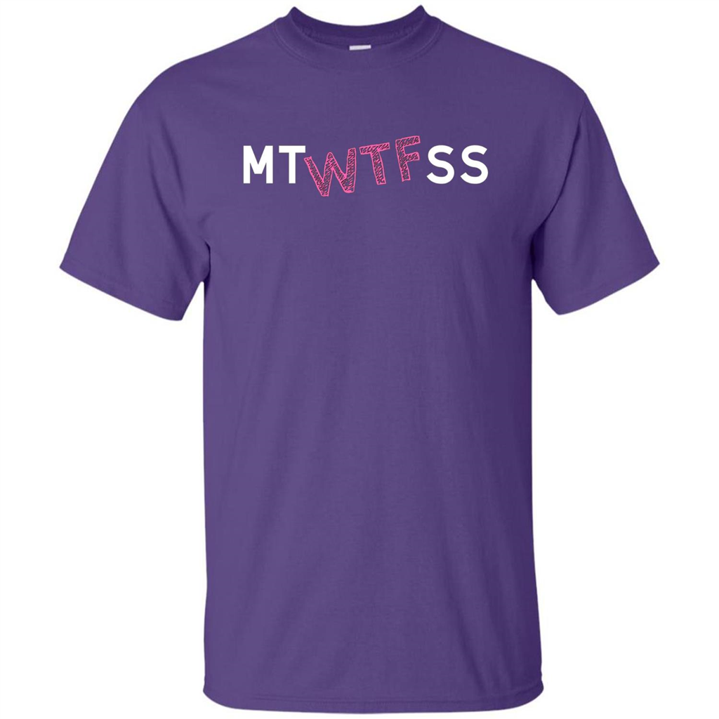 mtWTFss T-shirt Days Of Week Purple