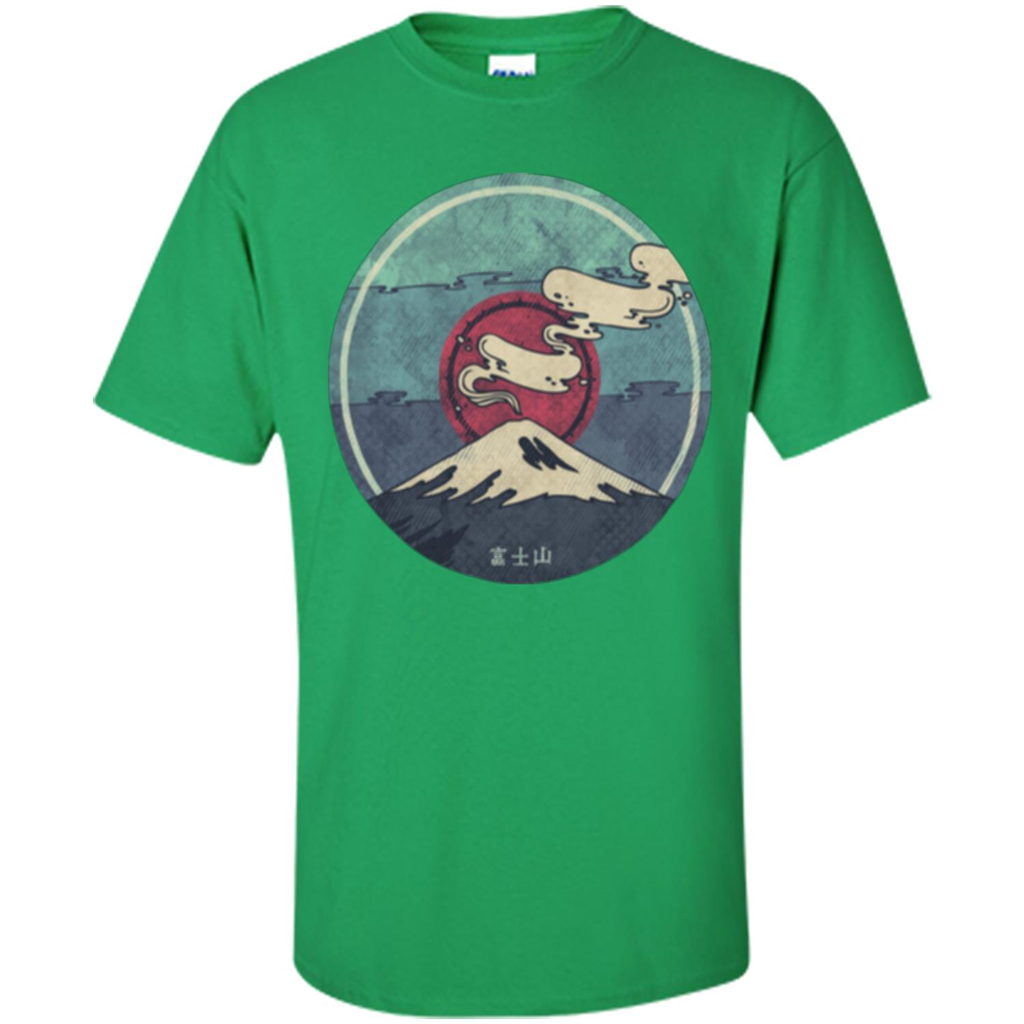 Mount Fuji T-shirt Irish Green