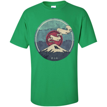 Mount Fuji T-shirt Irish Green