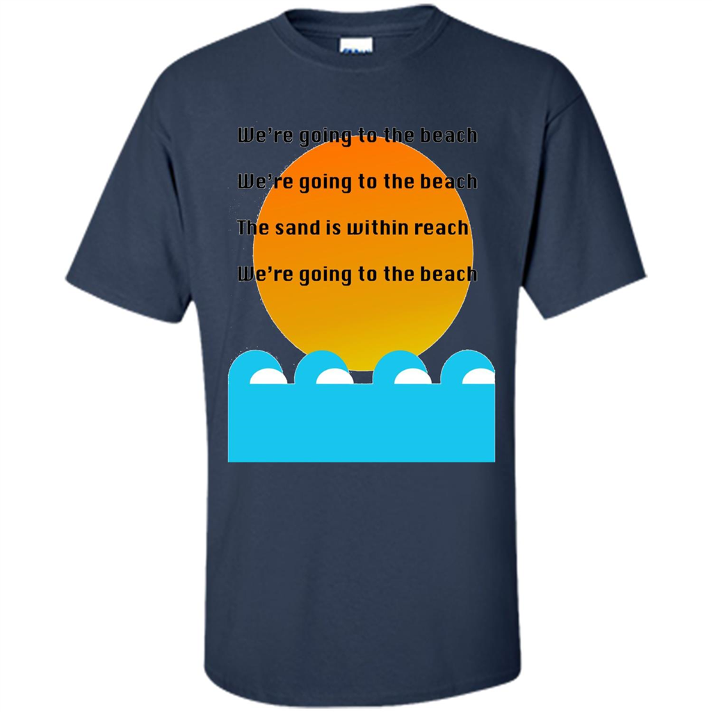 Summer T-shirt We're Going To The Beach T-shirt Navy