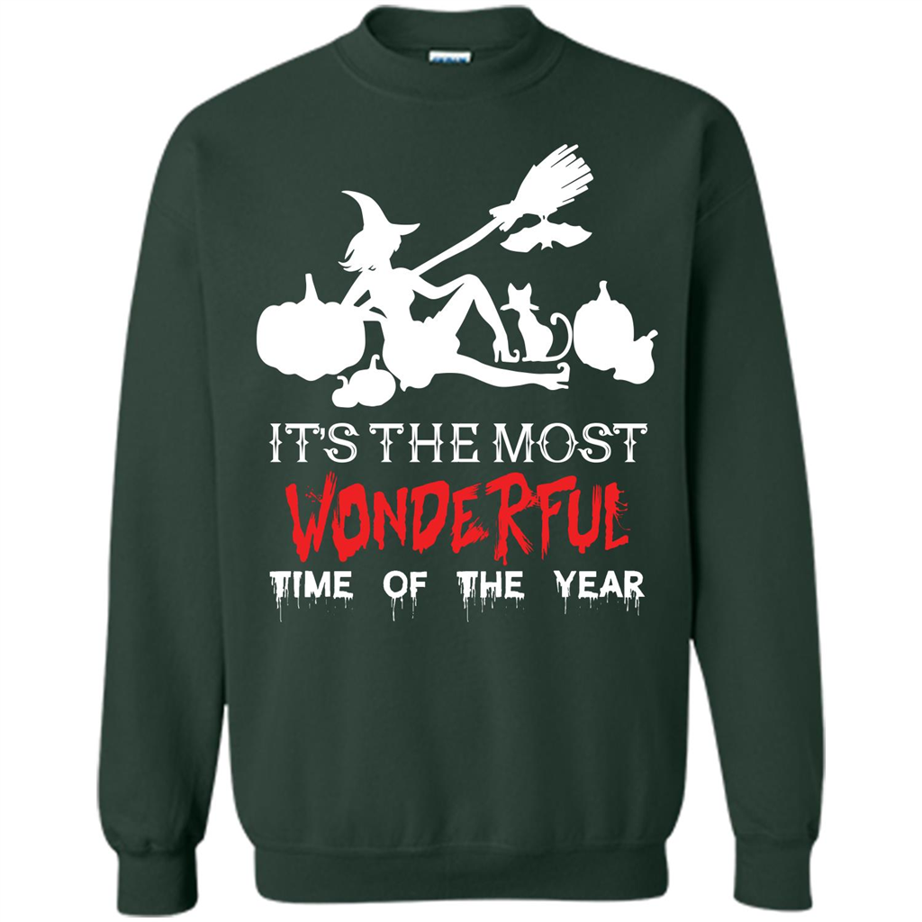 Halloween T-shirt It’s The Most Wonderful Time Of The Year Forest Green
