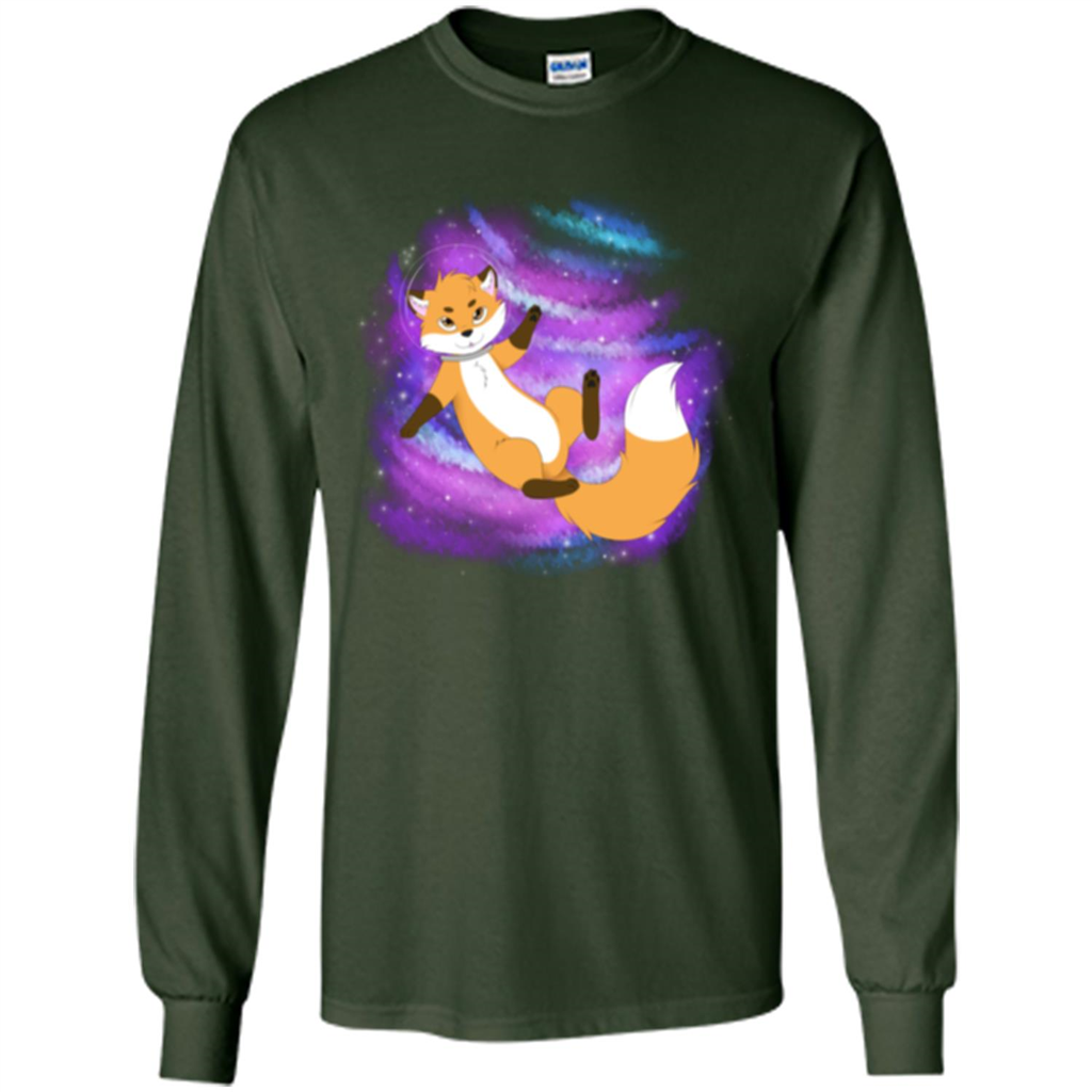 Space Fox T-shirt Forest Green