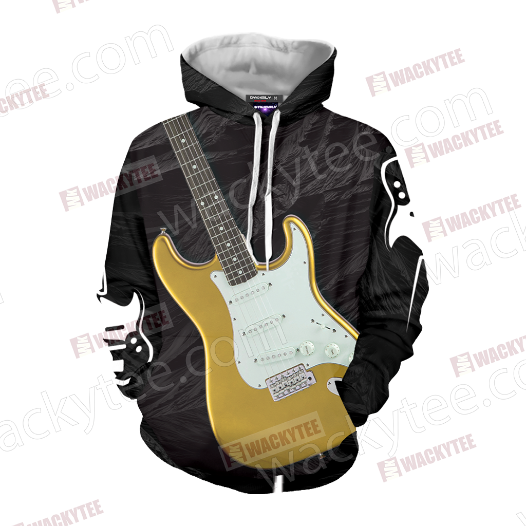 Fender Guitar 3D Hoodie