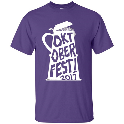 Oktoberfest 2017 Drinking Festival T-shirt Purple