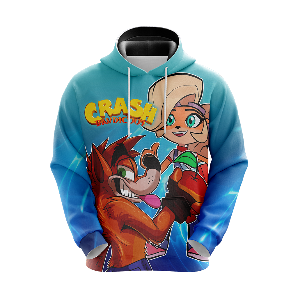 Crash Bandicoot - Crash and Coco Unisex 3D Hoodie