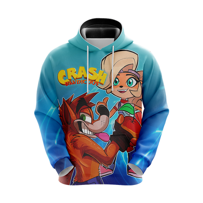 Crash Bandicoot - Crash and Coco Unisex 3D Hoodie