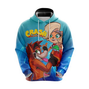 Crash Bandicoot - Crash and Coco Unisex 3D Hoodie