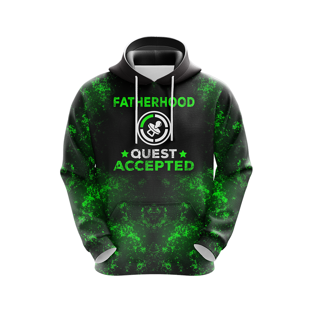 Father's Day Achievement Unlocked Fatherhood Unisex 3D Hoodie