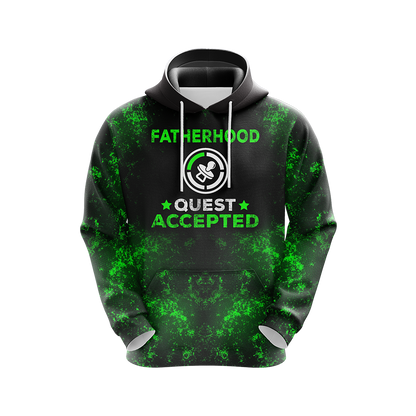 Father's Day Achievement Unlocked Fatherhood Unisex 3D Hoodie