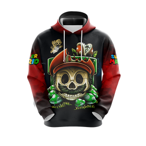 Mario Skull Unisex 3D Hoodie