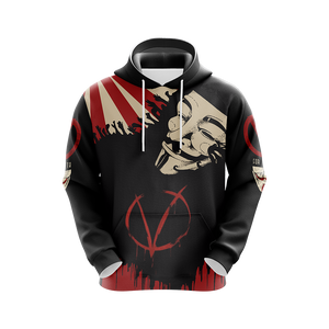 V for Vendetta Unisex 3D Hoodie