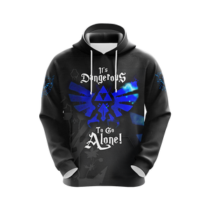 The Legend Of Zelda It's Dangerous To Go Alone, Take This Unisex 3D T-shirt Zip Hoodie